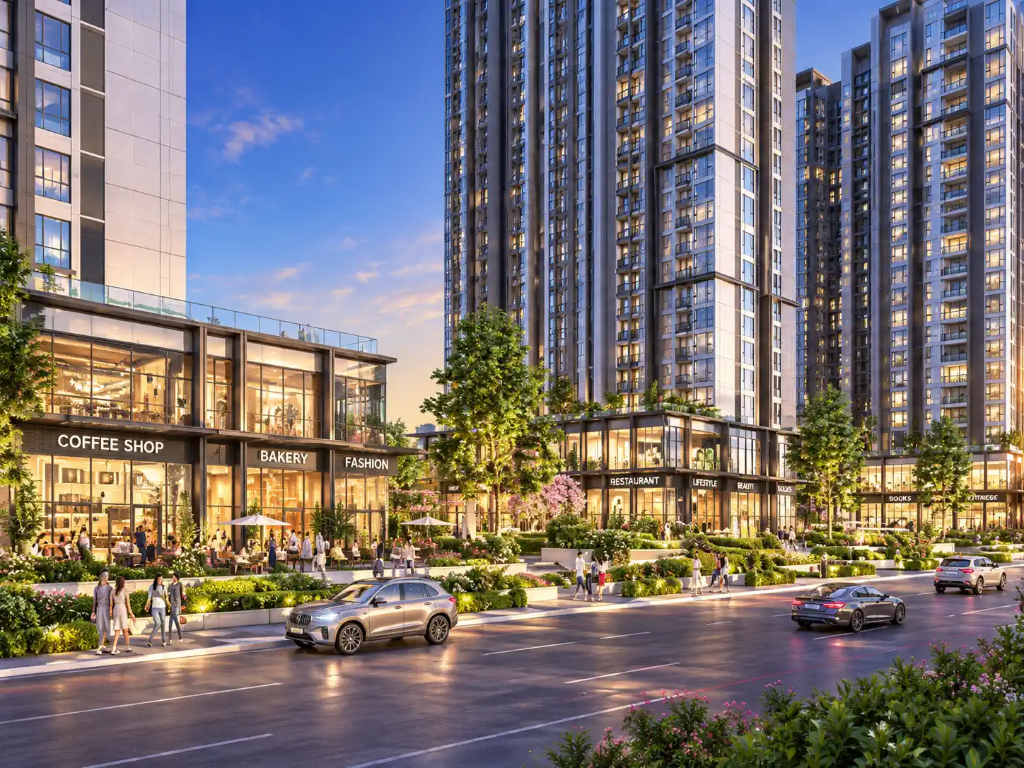 Cảnh quan tiện ích nội khu The CityOn