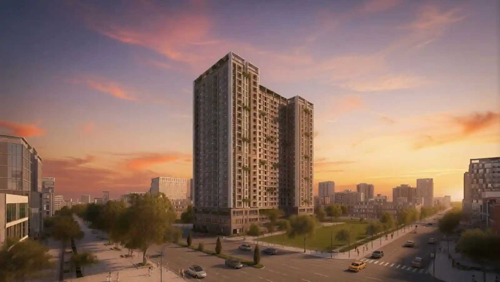 Phối cảnh giới thiệu công trình The Vistas Avenue tại Việt Hưng